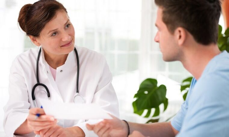 Consultare un medico per il trattamento della prostatite
